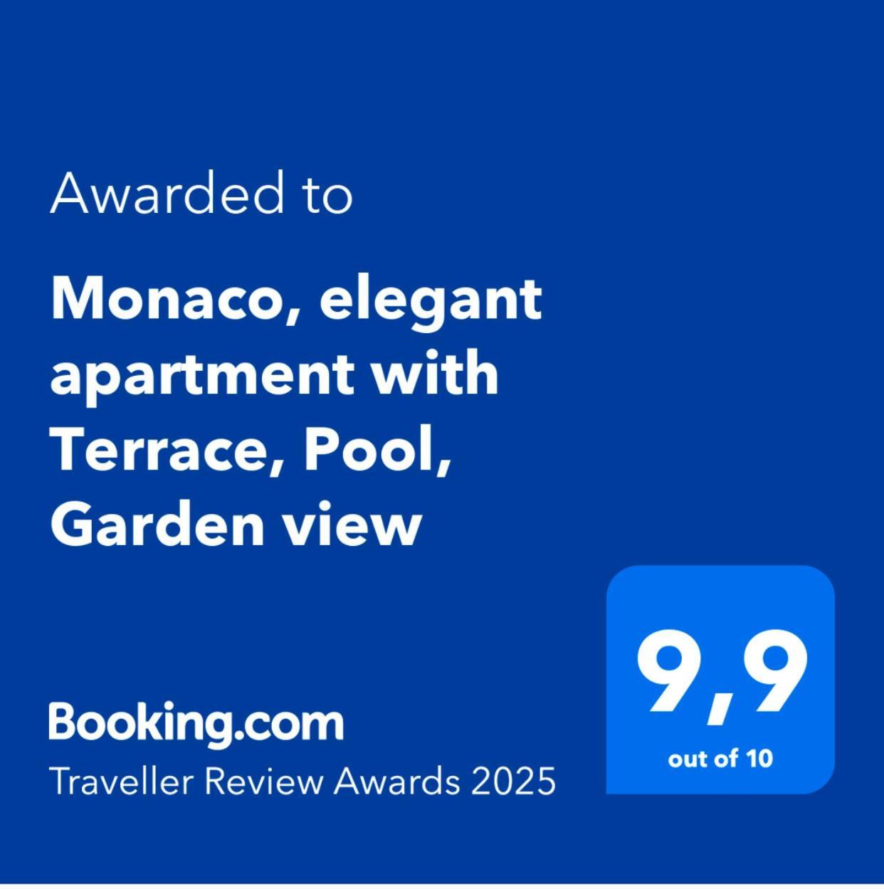 Monaco, Elegant & Quiet Renovated Apartment, In Fontvieille District, With Terrace & Pool, 15Min Walk To F1 Grand Prix Dış mekan fotoğraf
